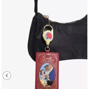 Disney Beauty and the Beast Book Cover Retractable Lanyard - BoxLunch Exclusive